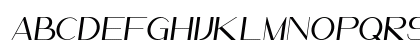 LeanderDemo Italic Lowercase Preview