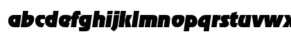 OnStageSerial-Black Italic Lowercase Preview