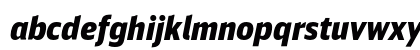 DB Sans Cond Altern Black Italic Lowercase Preview