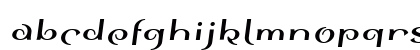 SinahSans LT Bold Italic Lowercase Preview