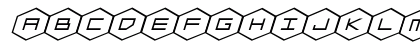 HEX:gon Expanded Italic Expanded Italic Preview