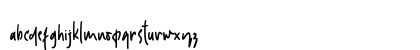 Modis Regular Lowercase Preview
