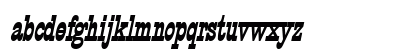 CircusThin BoldItalic Lowercase Preview