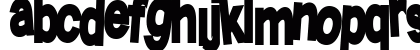 TangledUp Regular Lowercase Preview