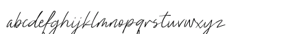 Nathallie demo Regular Lowercase Preview