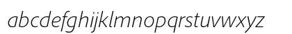 Adobe Clean Light Italic Preview
