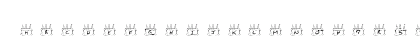 B'Day Bats Regular Lowercase Preview