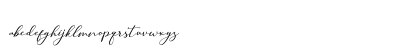 Hilland Regular Lowercase Preview