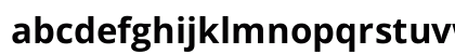 Open Sans Hebrew Bold Lowercase Preview