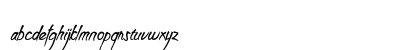 Clarraph Script Personal Use Regular Lowercase Preview