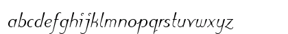 Puritas LT Medium Italic Lowercase Preview