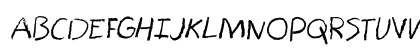 Bored Crayon Regular Lowercase Preview