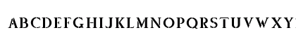 Stencilum UltraLoose Regular Lowercase Preview