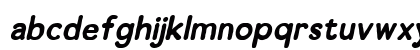 Thirty Sans Bold Italic Lowercase Preview