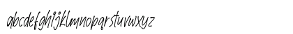 SpeedWritten Regular Lowercase Preview