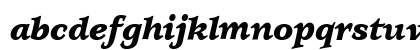 UsherwoodMdITC Black Italic Lowercase Preview