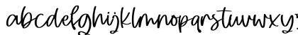 Queen Kyra Personal Use Regular Lowercase Preview
