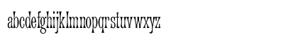 ArchedGothicCondSG TT Regular Lowercase Preview