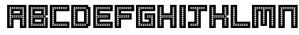 Robotic Harlequin Regular Lowercase Preview