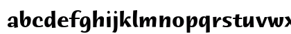 Humana Sans ITC Bold Lowercase Preview
