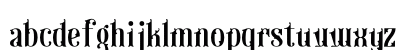 Warlock Regular Lowercase Preview