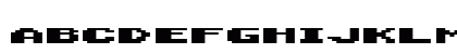 BoulderDash6128 Medium Lowercase Preview