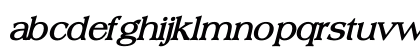 Broadsheet LDO Bold Italic Lowercase Preview
