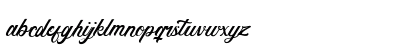 Higelak Regular Lowercase Preview