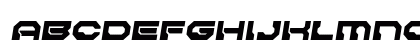 Pulsar Class Solid Semi-Italic Semi-Italic Preview