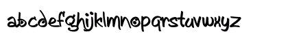 AykaPoTz Regular Lowercase Preview