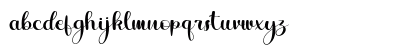 Jambul Regular Lowercase Preview