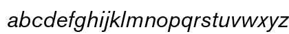 Akzidenz-Grotesk BQ Italic Preview