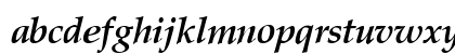 VNI-Palatin Bold-Italic Lowercase Preview