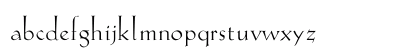 Koch-Antiqua Zier Regular Lowercase Preview