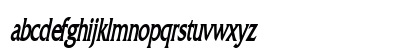 FrancoThin BoldItalic Lowercase Preview
