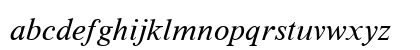 TmsEe Italic Lowercase Preview