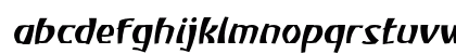 Atiku Slant Regular Lowercase Preview