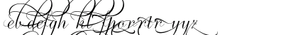 Ambassador Script Begs III Regular Lowercase Preview