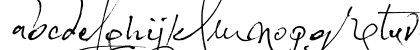 Loveletter No. 9 Regular Lowercase Preview