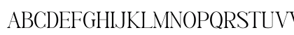 AVANTE Regular Lowercase Preview