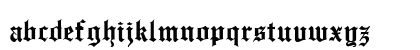 Zagots Normal Lowercase Preview
