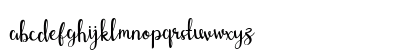 Shefilla Regular Lowercase Preview