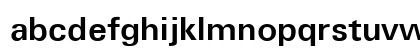 Unv Bold Lowercase Preview