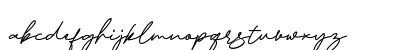 Visual Hollow Script Regular Lowercase Preview