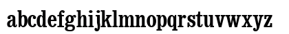 AIEgyptianCondensed Regular Lowercase Preview