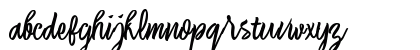 Laksana Typeface Italic Lowercase Preview