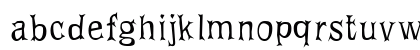 PriskaSerif Regular Lowercase Preview