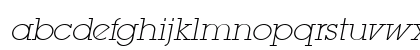 LugaExtraAd ExtraLight Oblique Lowercase Preview