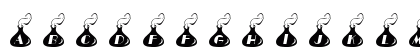 101! KisseZ Regular Lowercase Preview