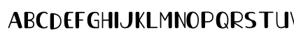 Sky Blue Regular Lowercase Preview